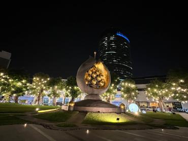 ไฟตกแต่งเทศกาลปีใหม่ 2023 @ ปตท สำนักงานใหญ่ถนนวิภาวดี