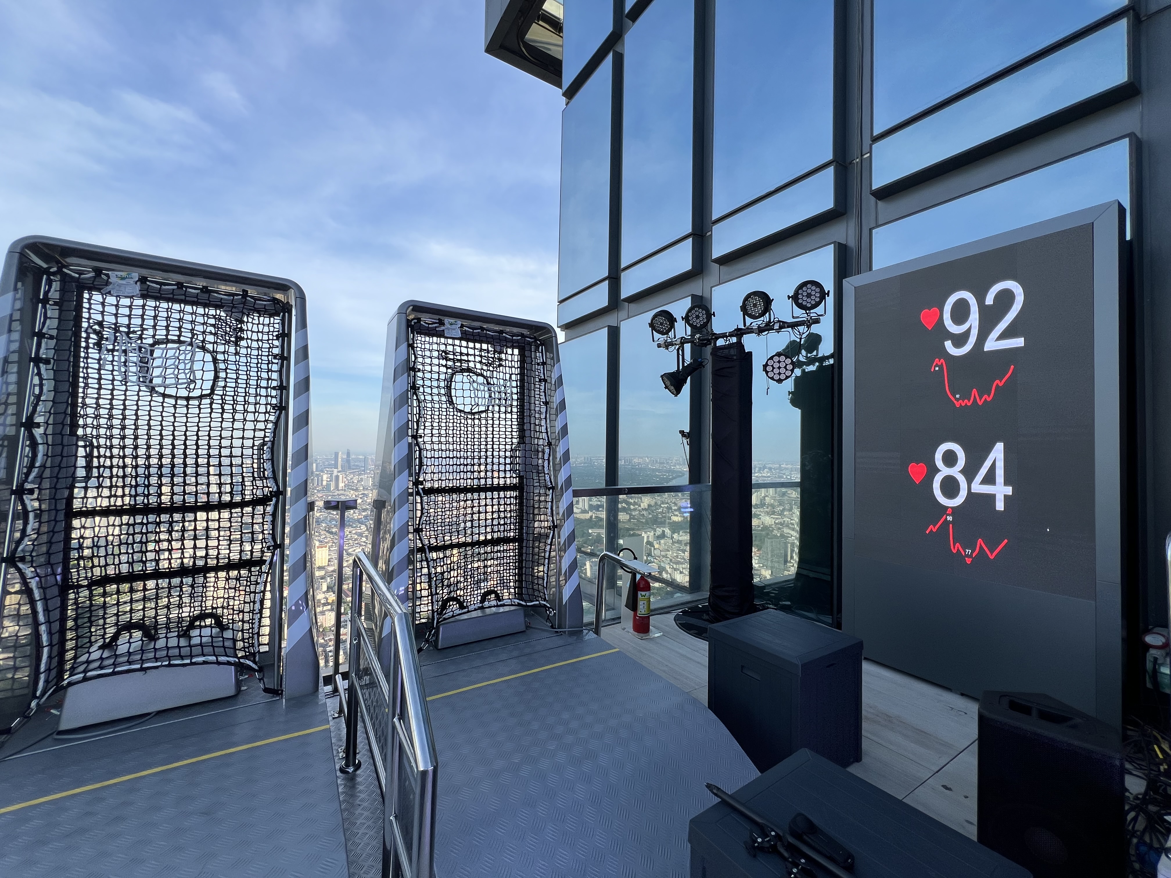 LED screen P2.5 (outdoor) @Mahanakhon tower bangkok I-TILT